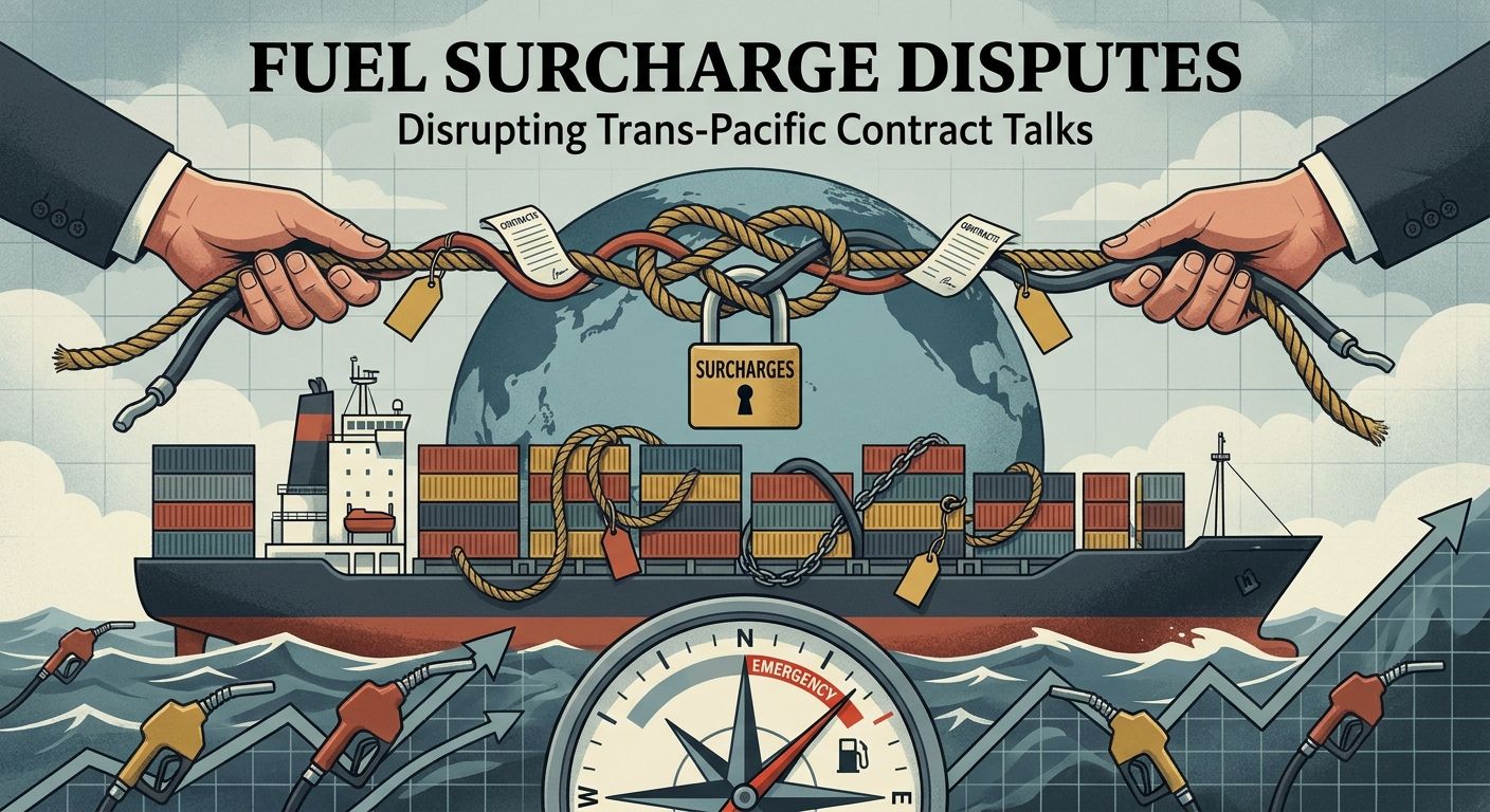 Fuel Surcharge Disputes Are Now Disrupting Trans-Pacific Contract Talks for 2026-27